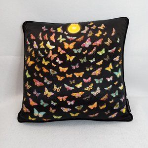 Karen Mabon ‘Like a Moth to a Flame’ Pillow Cushion NWOT